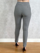 Calça Feminina Tecido Grosso Elastano La Belle