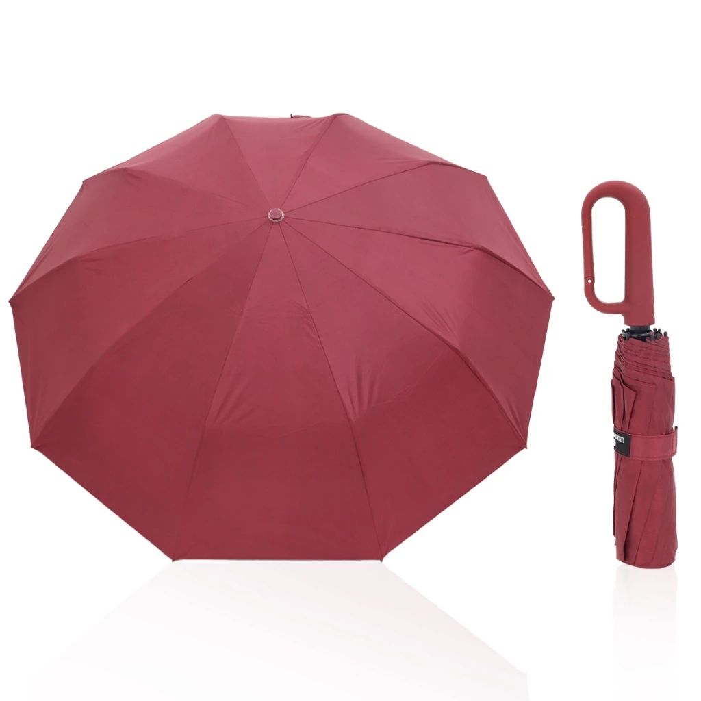 Guarda-Chuva Automatico abre e fecha Portátil Mosquetão 115cm