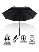 Guarda-Chuva Reforçado com Cabo Estilo Katana Ronin 141cm
