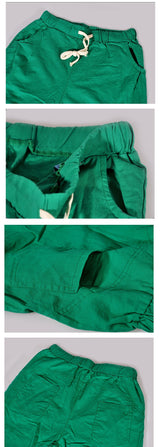 Calça de Linho cintura elástica