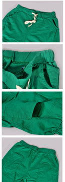 Calça de Linho cintura elástica