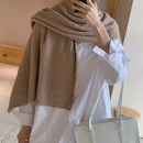 Poncho Labelle Feminino de malha