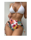 Biquini Floral & Saida de praia