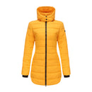 Casaco Feminino Sobretudo impermeável com capuz