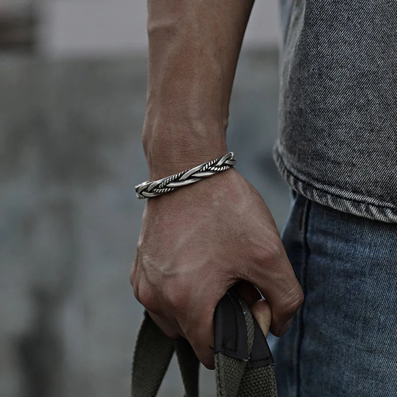 Bracelete em Prata 925 Masculina