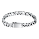 Pulseira em Prata Masculina Grumet 7mm - Fecho Gaveta