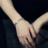 Pulseira em Prata Masculina Grumet 7mm - Fecho Gaveta