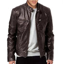 Jaqueta de couro masculina Circuit