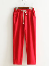 Calça de Linho cintura elástica