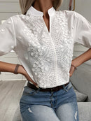 Blusa de Renda Sul Modas