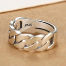 Anel de Prata Grumet Ajustável