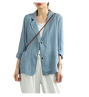 Casaco de Linho Feminino