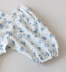 Vestido Floral com fenda lateral