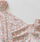 Vestido Floral com fenda lateral