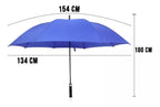 Guarda Chuva Grande 134cm Automático 8 Hastes Fibra de Vidro