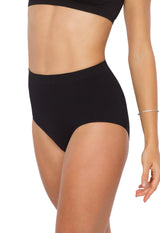 Calcinha Modeladora Cintura Alta Afina Cintura Preto