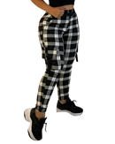 Calça Xadrez com bolsos