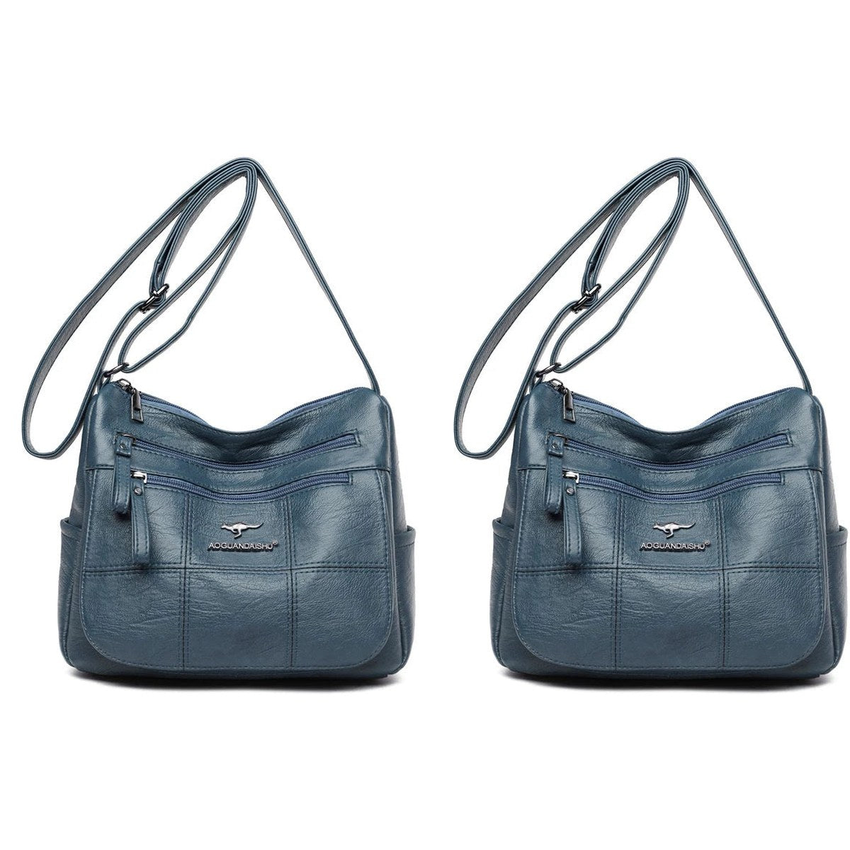 Kit com 2 bolsas Bali azuis