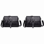Kit com 2 bolsas clutch pretas
