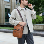 Bolsa Masculina Transversal Marrom