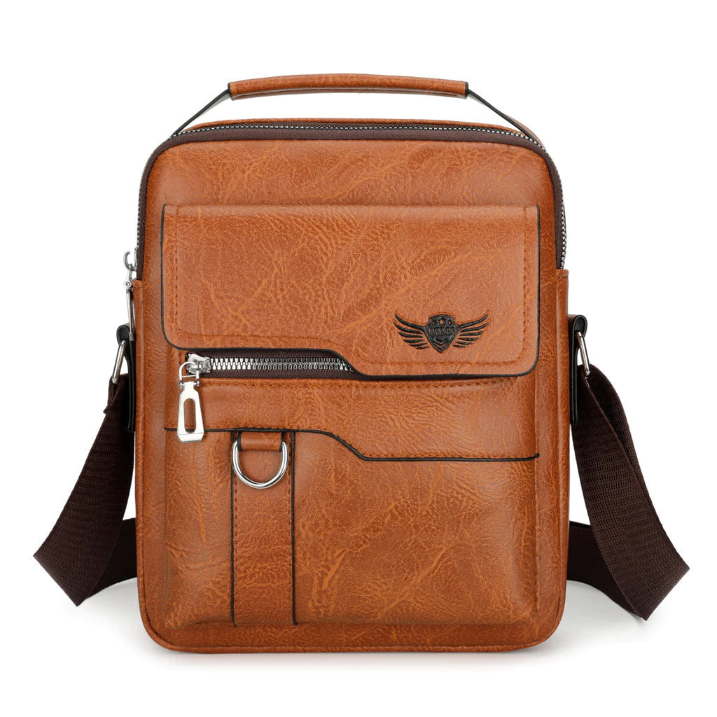 Bolsa Masculina Transversal Marrom