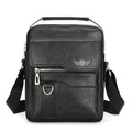 Bolsa Masculina transversal de Couro Marrom Legítimo