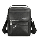 Bolsa Masculina transversal de Couro Marrom Legítimo