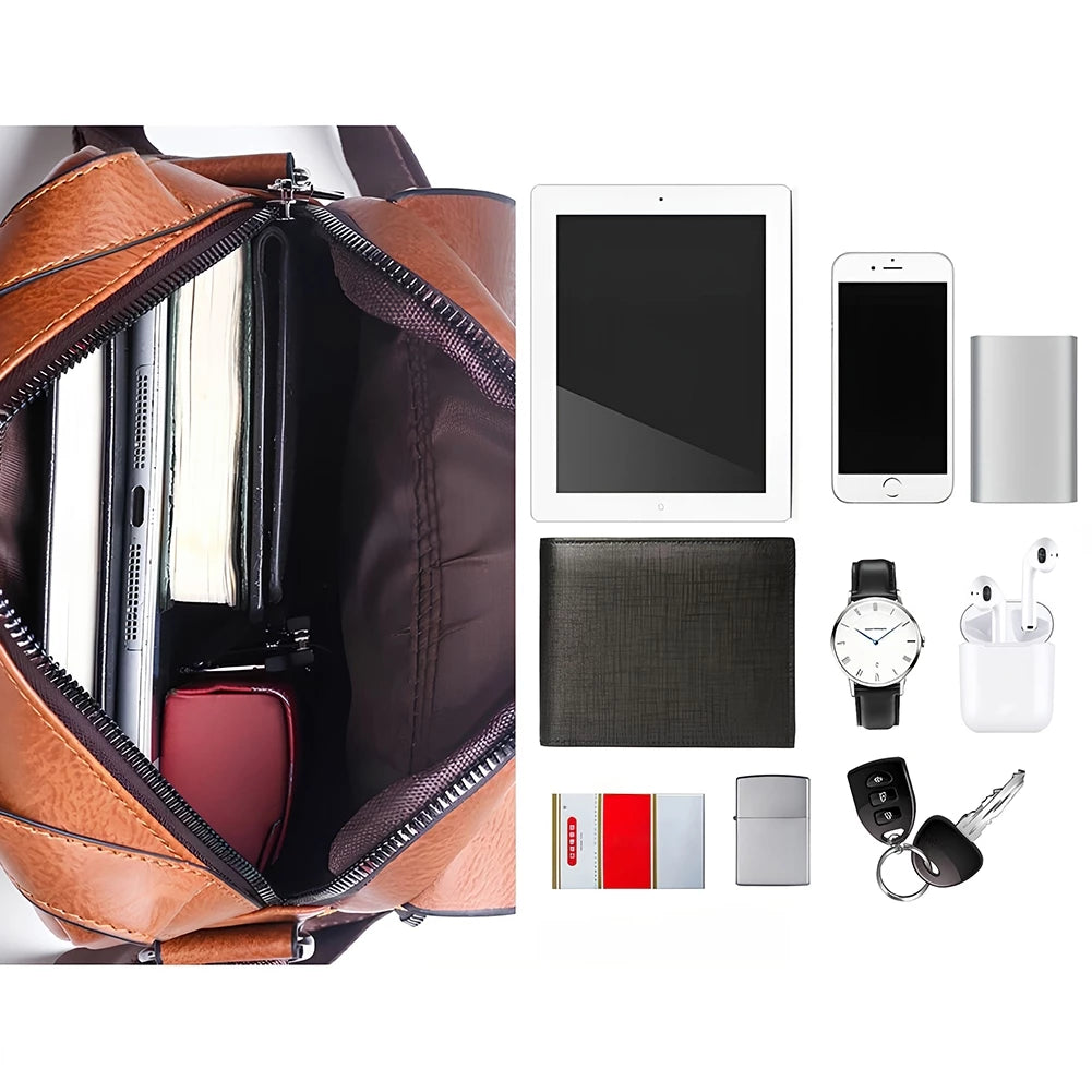 Bolsa Masculina Transversal Marrom