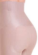Bermuda Modeladora Abdominal Com Barbatana E Renda Levanta Bumbum Blush