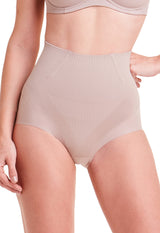 Calcinha Modeladora Cintura Alta Boxer Invisível Afina Cintura Cupuaçú
