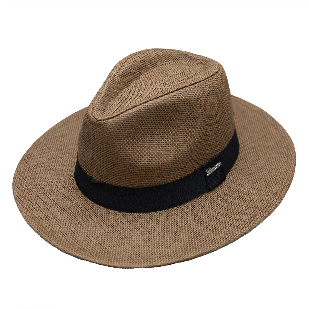 Chapéu Panamá Original Aba Larga 7cm Branco