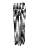 Calça Xadrez de cintura alta