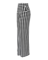 Calça Xadrez de cintura alta