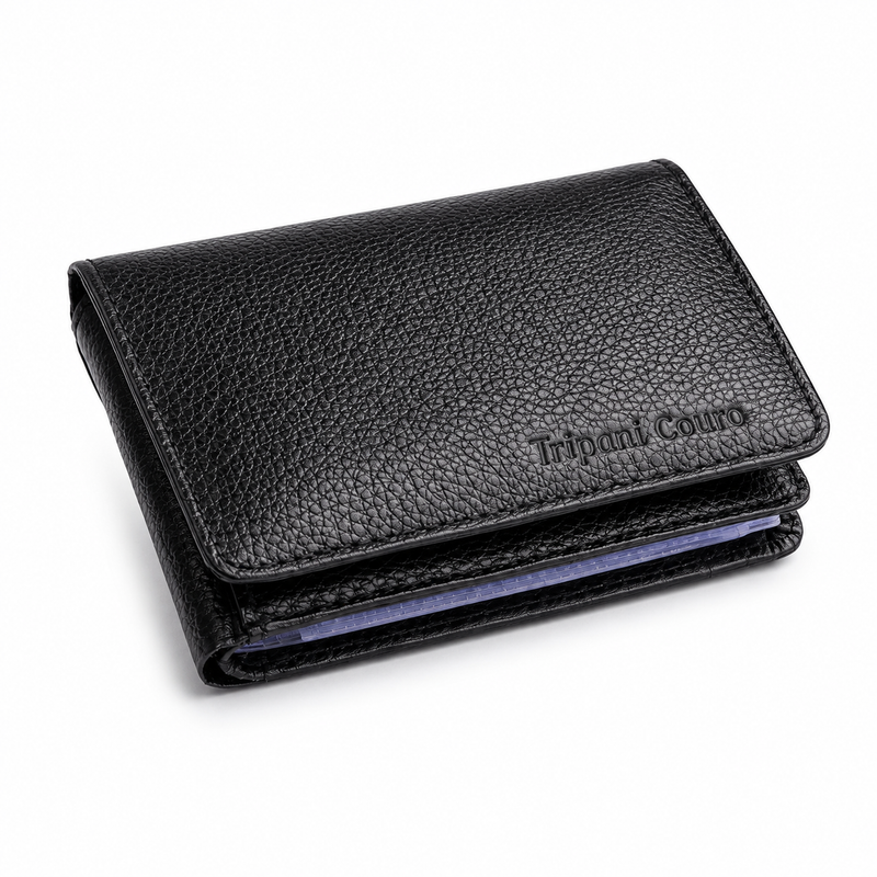 Carteira Masculina Couro Legitimo Premium com Caixa de Presente