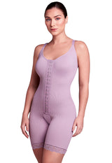 Body Modelador Macaquinho Alça Fina Emana Ameniza Celulite Lilac