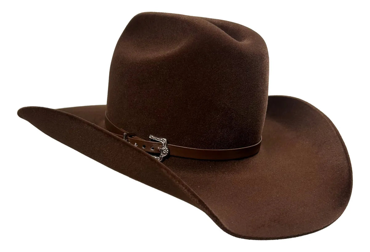 Chapéu Country Americano Cowboy Marrom