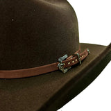 Chapéu Country Americano Cowboy Marrom