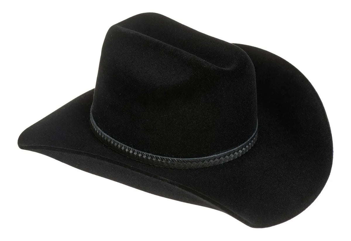 Chapéu Country Americano Cowboy Preto