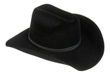 Chapéu Country Americano Cowboy Preto