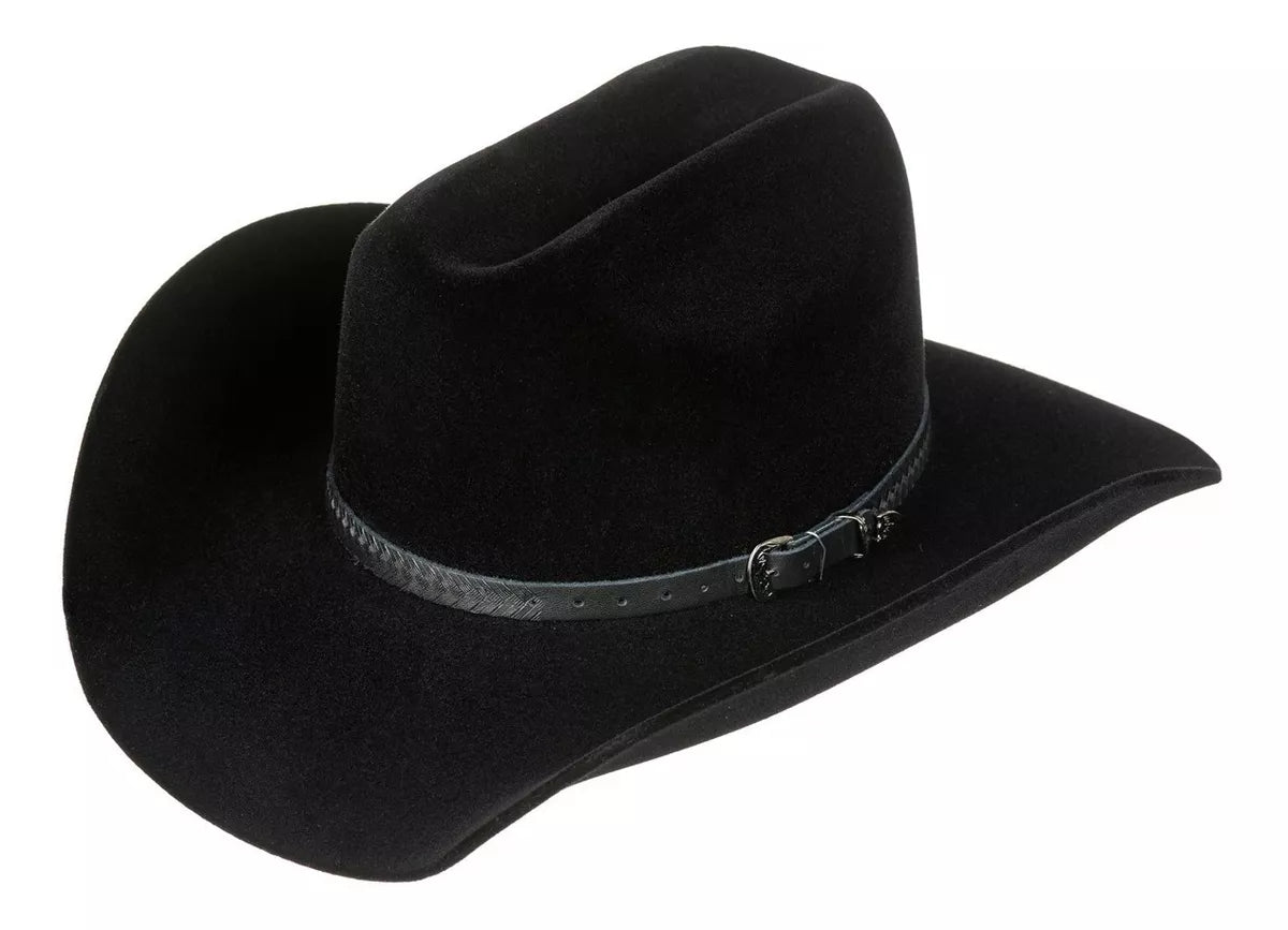 Chapéu Country Americano Cowboy Preto