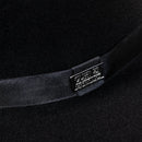Chapéu Fedora de Feltro Clássico Aba Dura 7cm Preto