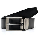 Cinto Masculino de Couro Dupla Face Kit com 2