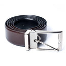 Cinto Masculino de Couro Dupla Face Kit com 2