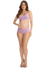 Calcinha Tanga Cintura Média Marshmallow