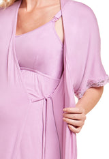 Robe Gestante Viscose Marshmallow