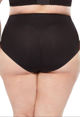 Calcinha Modeladora Cintura Alta Afina Cintura Preto