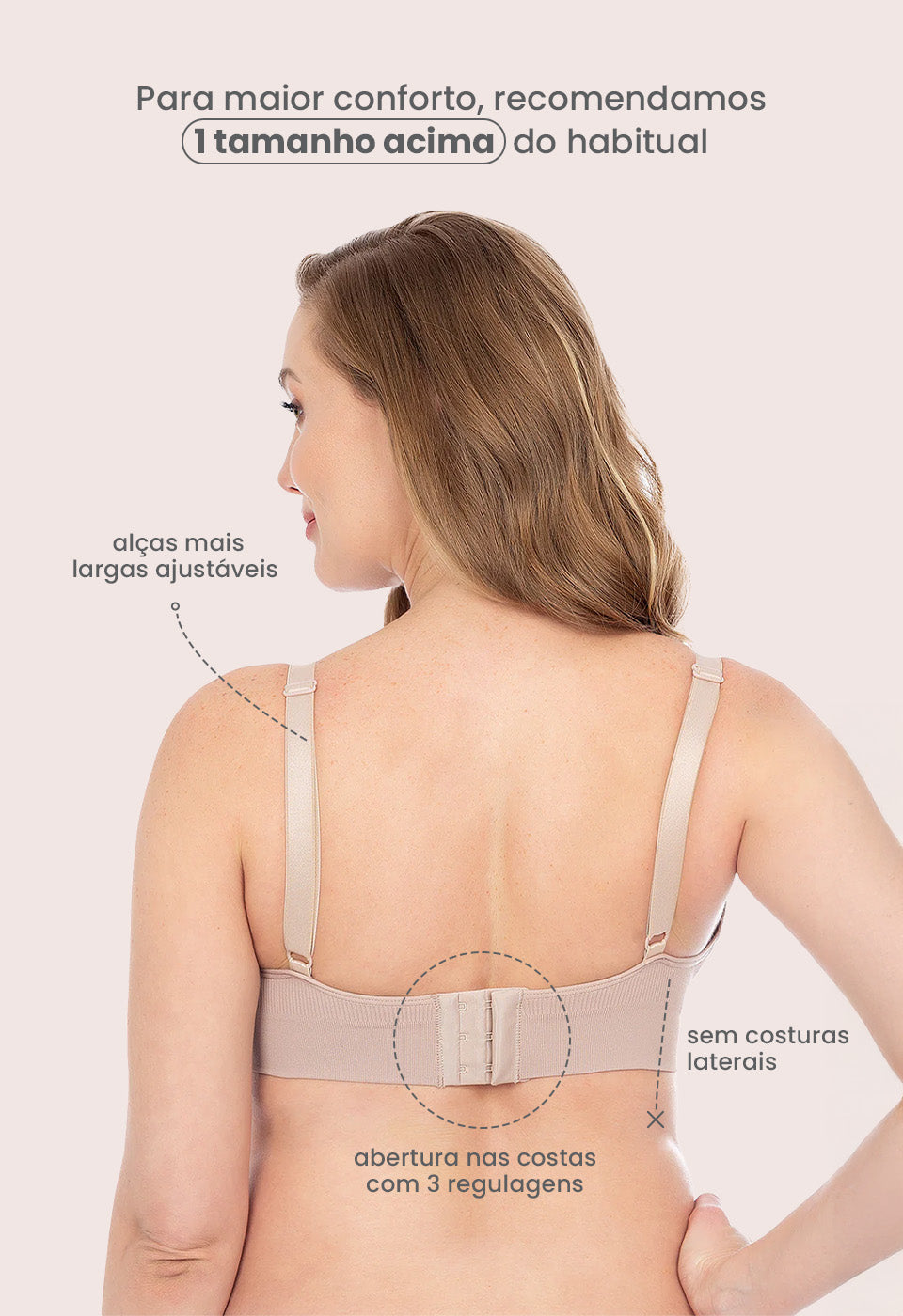 Sutiã Amamentação Com Bojo Suave Base