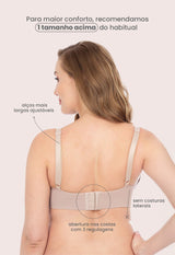 Sutiã Amamentação Com Bojo Suave Base