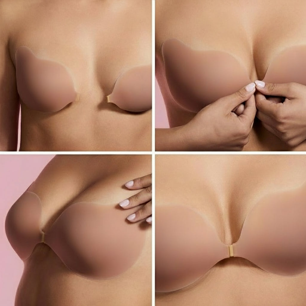 Sutiã Invisível com efeito silicone e Decote