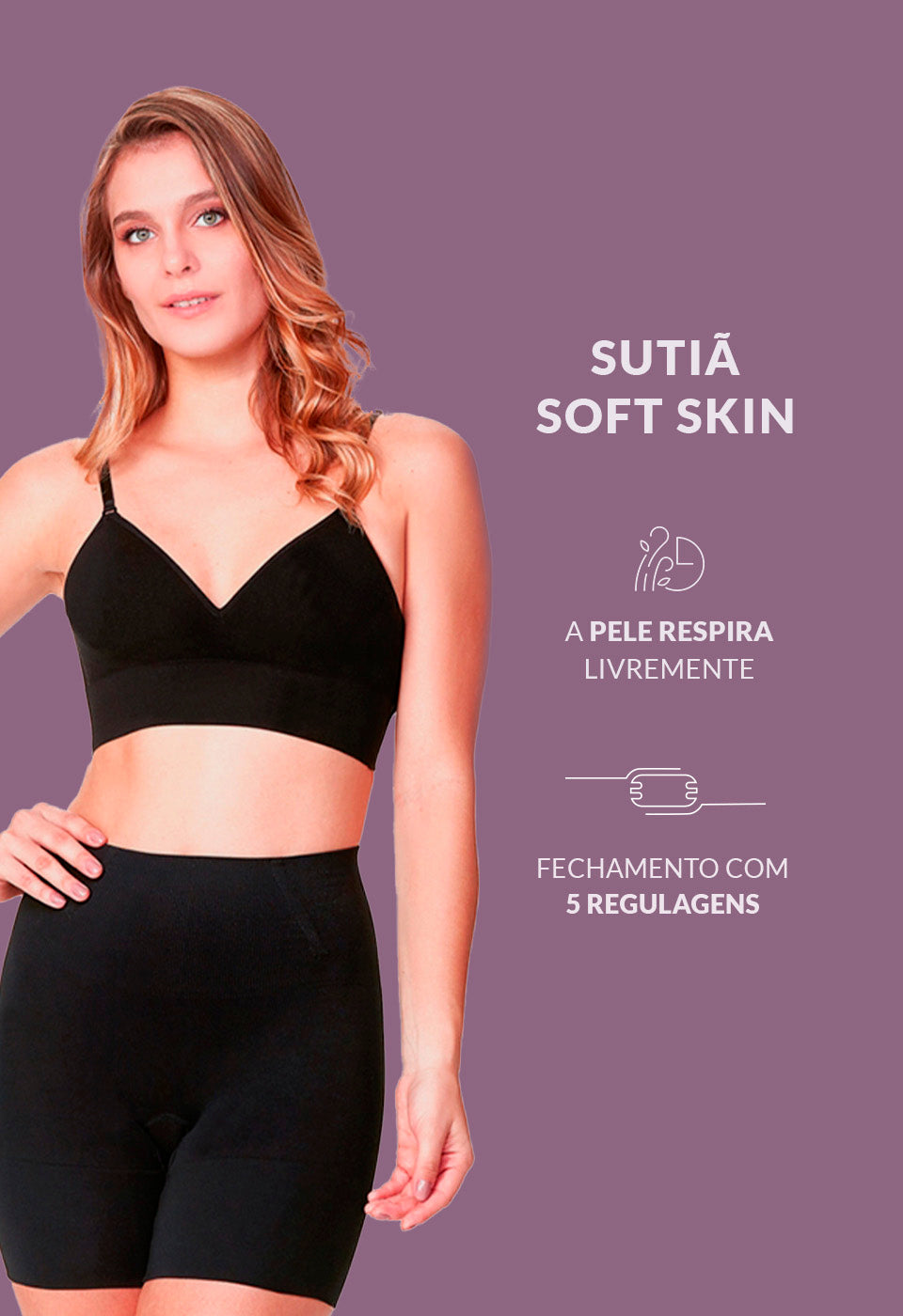 Sutiã Modelador Triangulo Com Bojo E Barbatana Valoriza Os Seios Blush